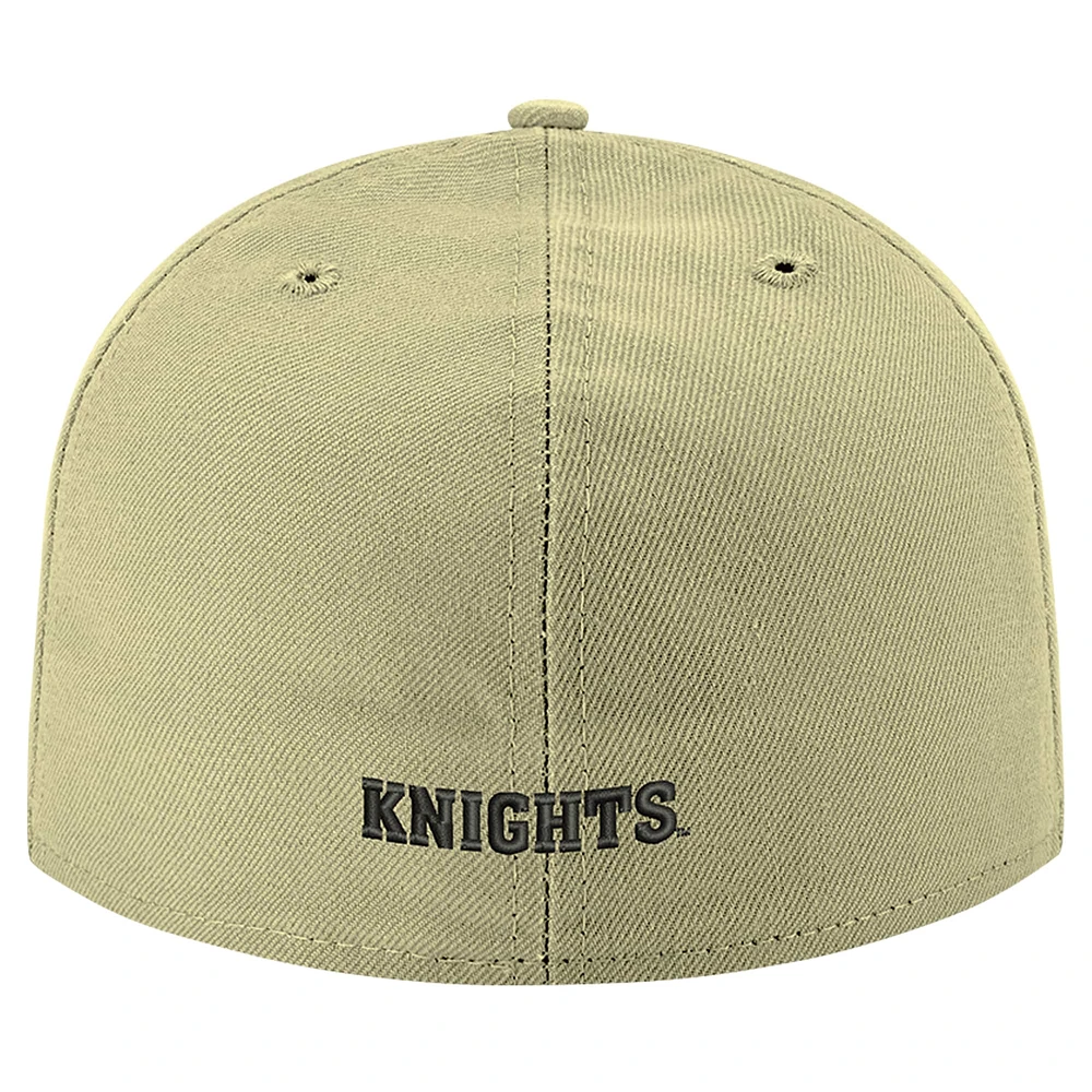 Casquette ajustée 59FIFTY UCF Knights New Era dorée pour homme