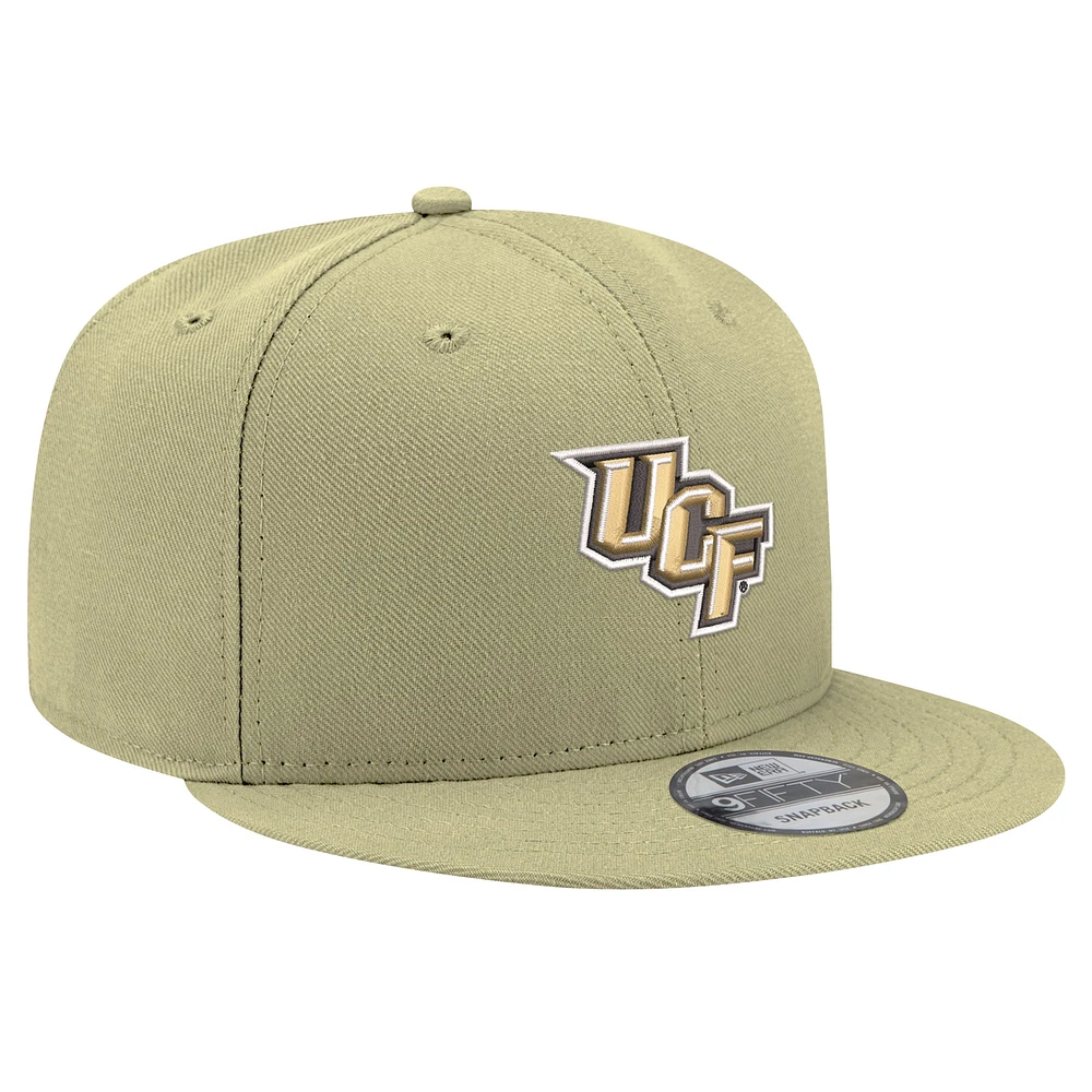 Men's New Era Team Gold UCF Knights Logo 9FIFTY Snapback Hat