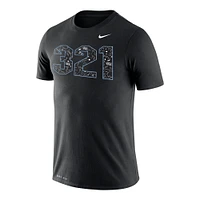 T-shirt de performance Nike UCF Knights 321 Space Game Legend noir pour homme