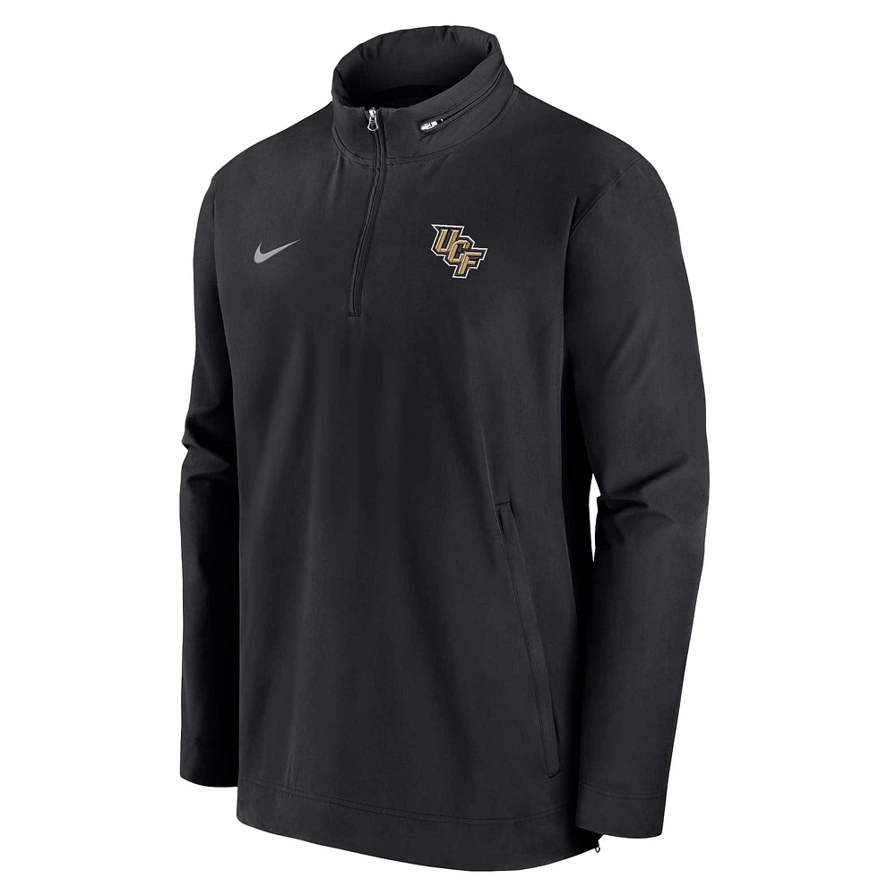 Veste à capuche zippée mi-longue Nike UCF Knights 2024 Sideline Coach pour homme