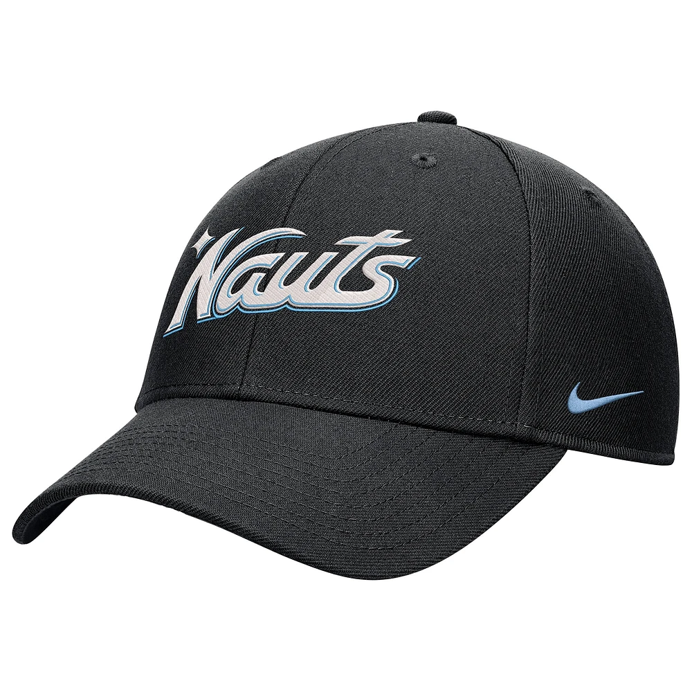 Casquette ajustable Nike UCF Knights 2024 Space Game Club Performance pour homme, noire