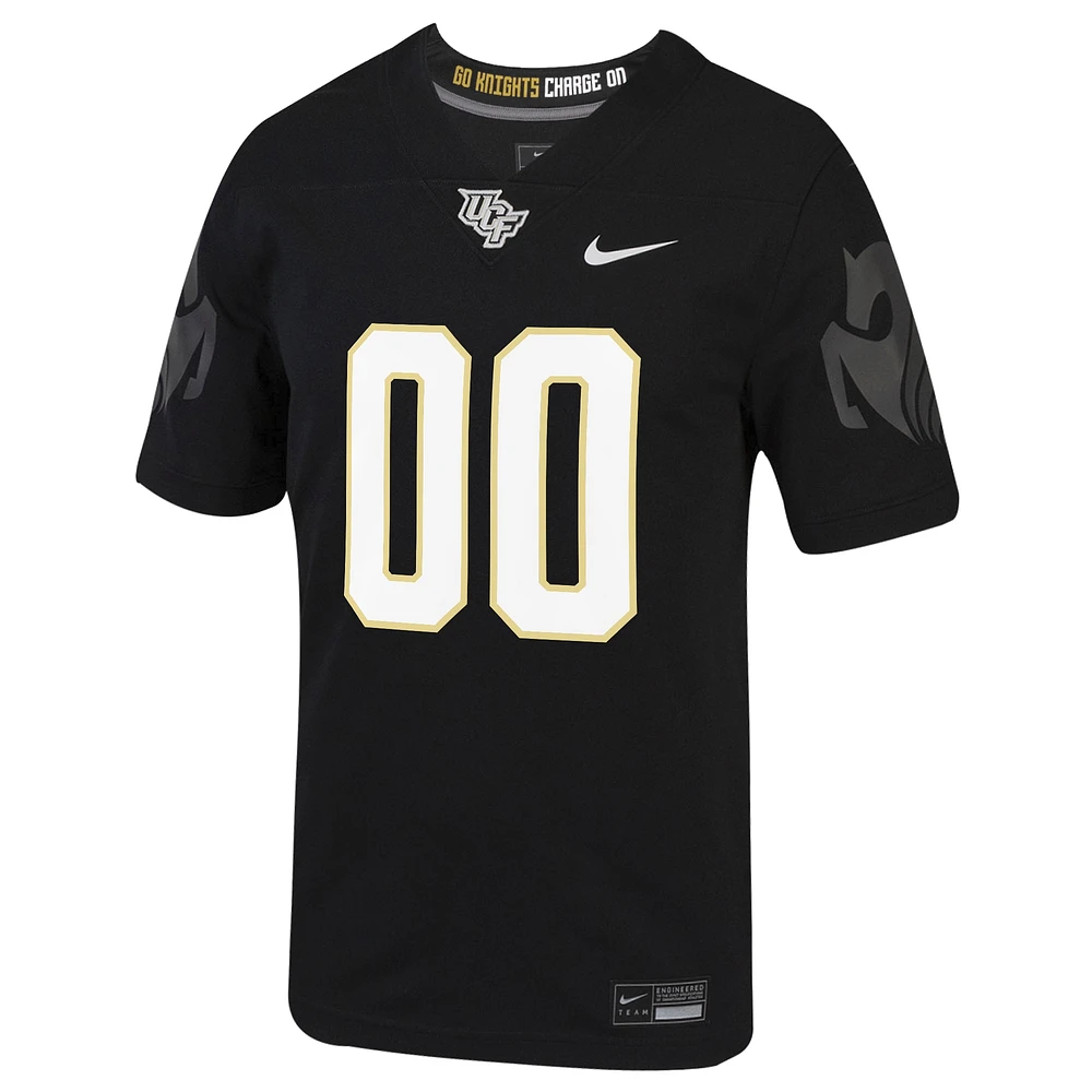 Maillot de football personnalisé Nike UCF Knights noir pour homme