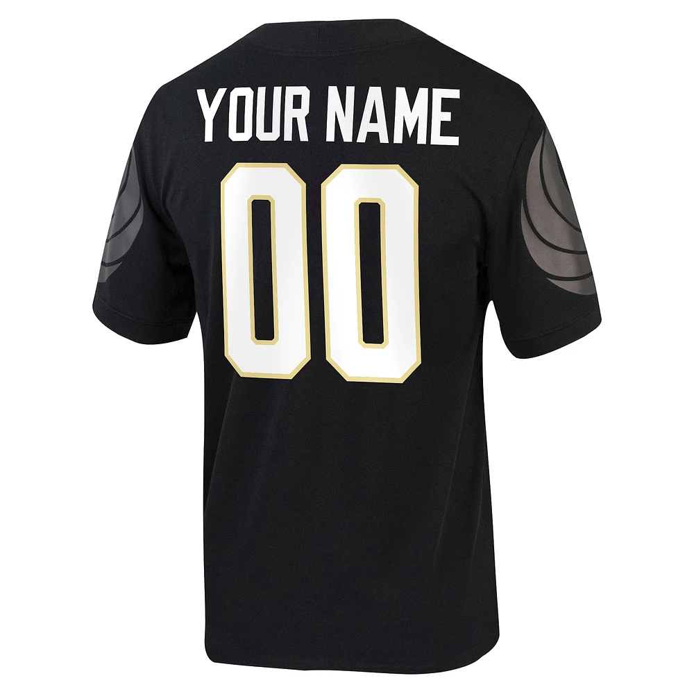 Maillot de football personnalisé Nike UCF Knights noir pour homme