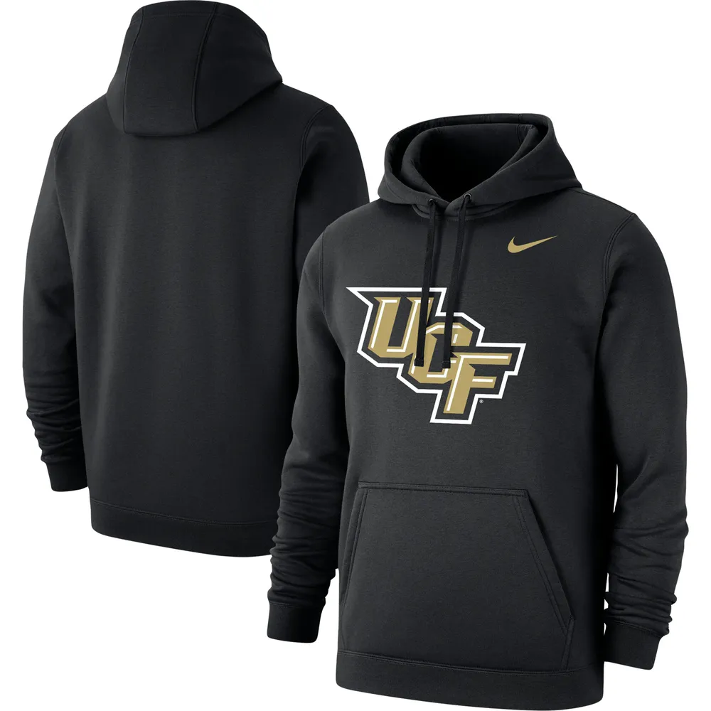 Pull à capuche et logo UCF Knights Wordmark Club Nike noir pour homme