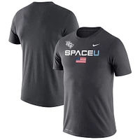 T-shirt Nike gris UCF Knights 2024 Space Game U Performance pour homme