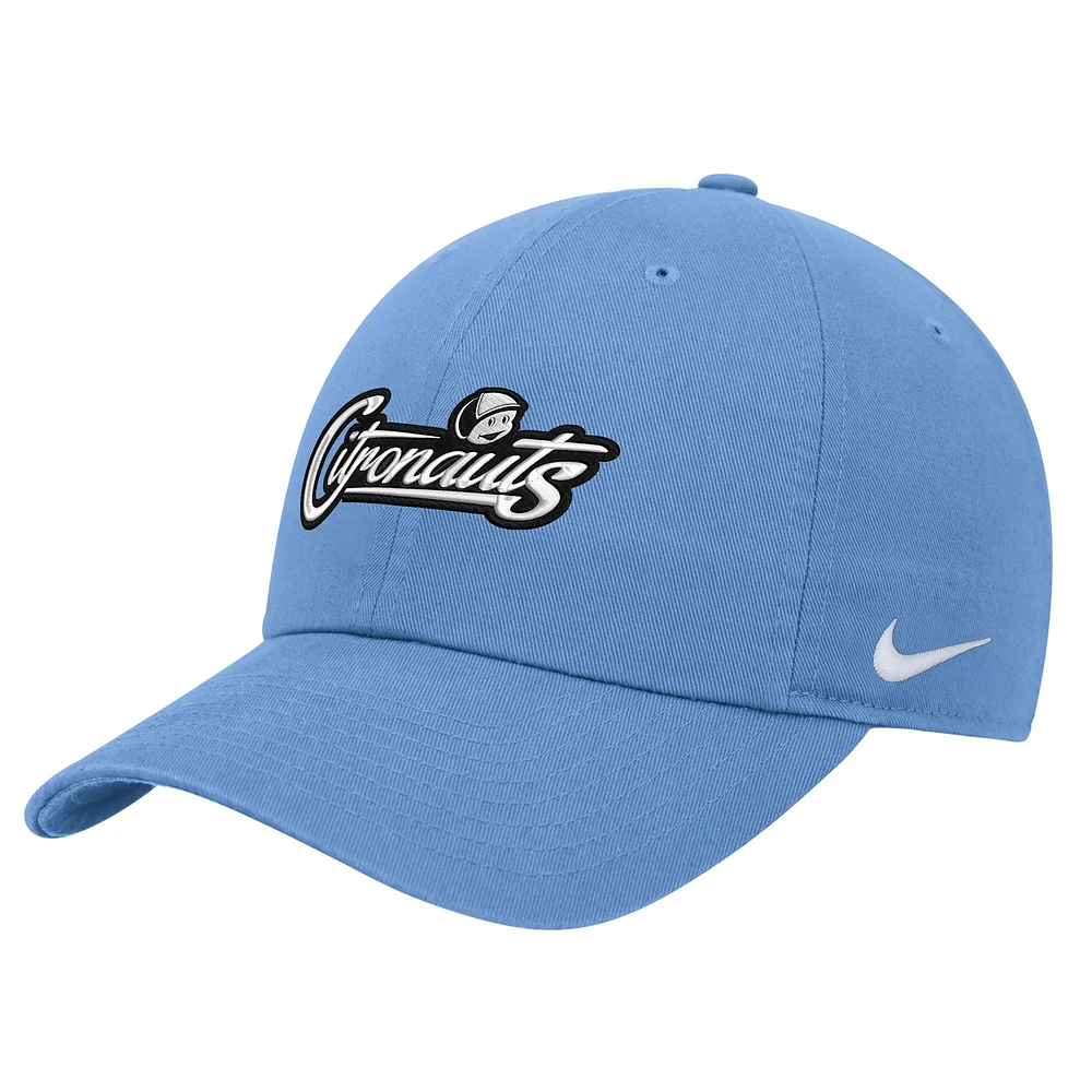 Men's Nike Light Blue UCF Knights 2024 Space Game Club Adjustable Hat