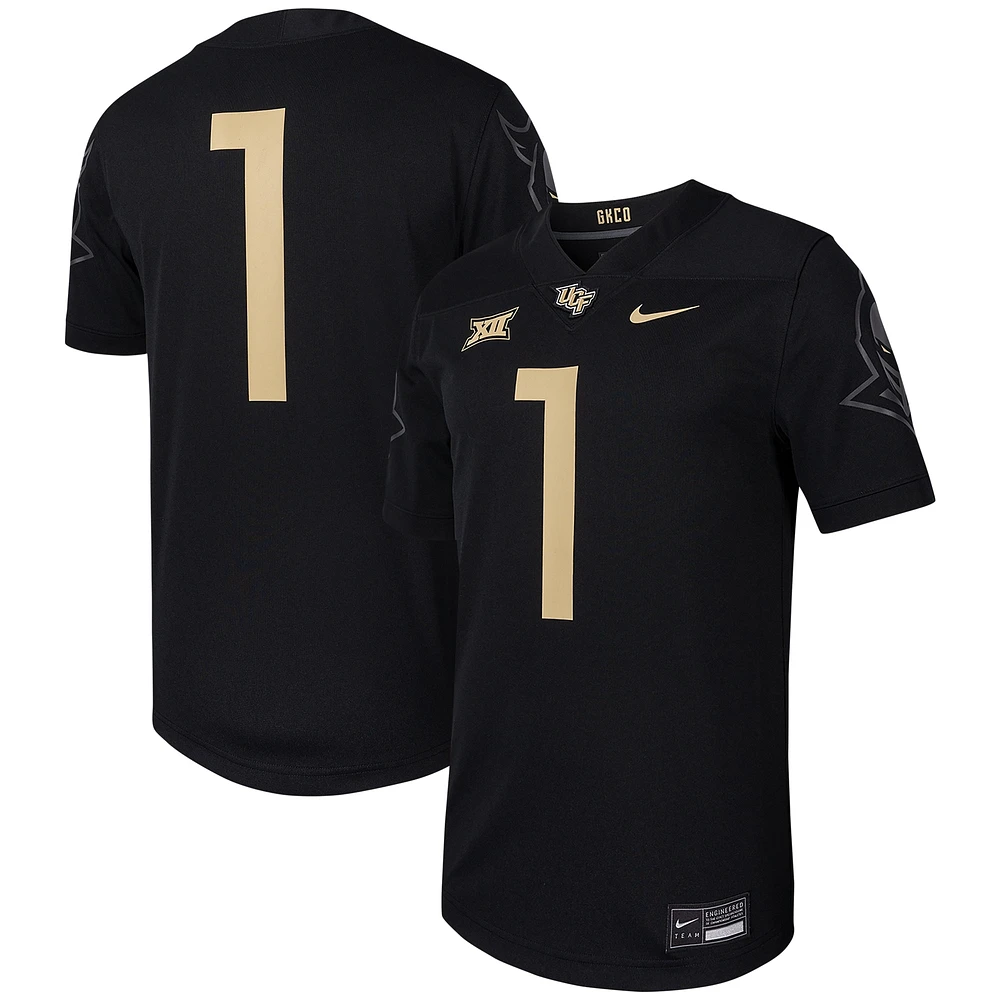 Maillot de football réplique intouchable Nike #00 UCF Knights noir pour homme