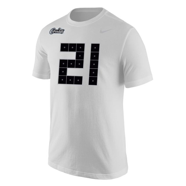 T-shirt Nike #21 blanc UCF Knights Space Game pour homme