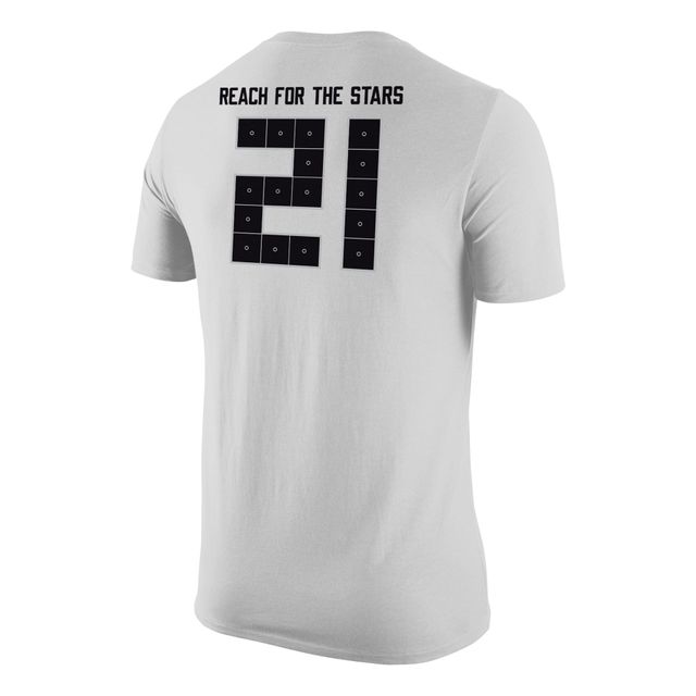 T-shirt Nike #21 blanc UCF Knights Space Game pour homme