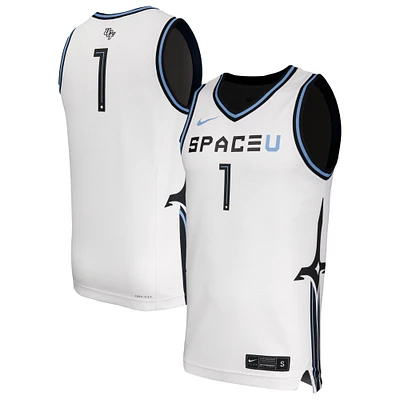 Maillot de basket-ball réplique blanc Nike UCF Knights Space Game pour homme