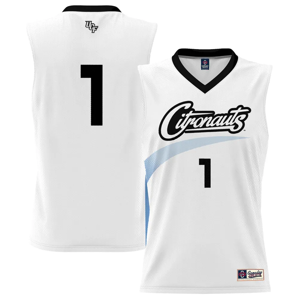 Lids #1 UCF Knights ProSphere 2023 Space Game Basketball Jersey - White
