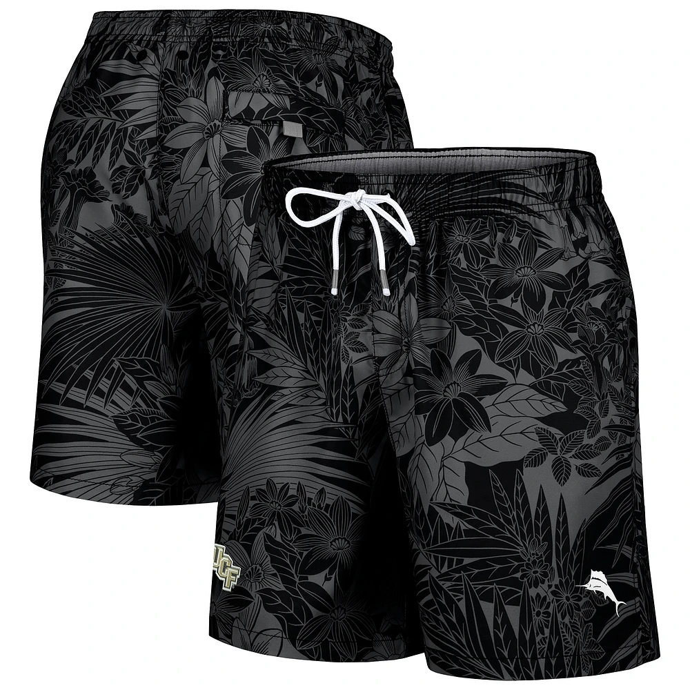 Short de bain Tommy Bahama noir pour homme, UCF Knights, Santiago Palms