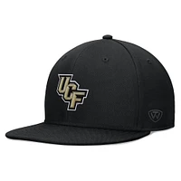 Casquette Snapback fondamentale UCF Knights Top of the World noire pour hommes