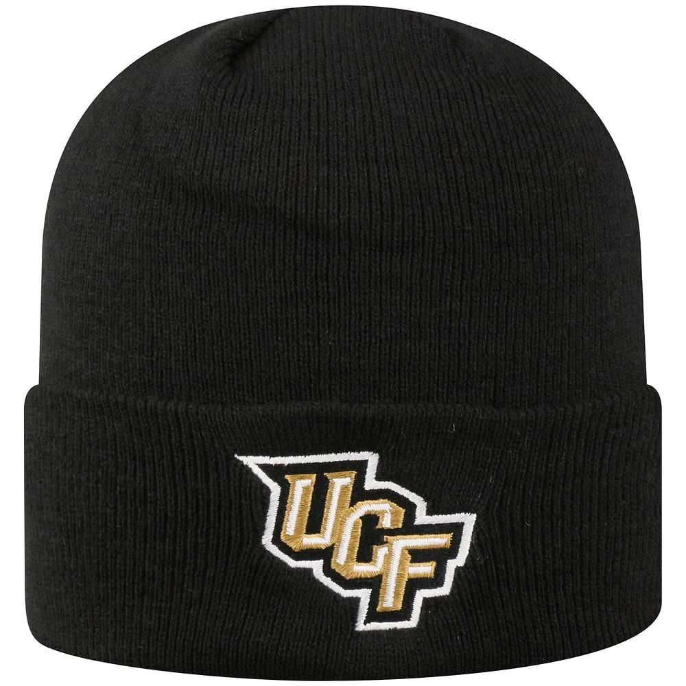 Men's Top of the World Black UCF Knights Logo Cuffed Knit Hat