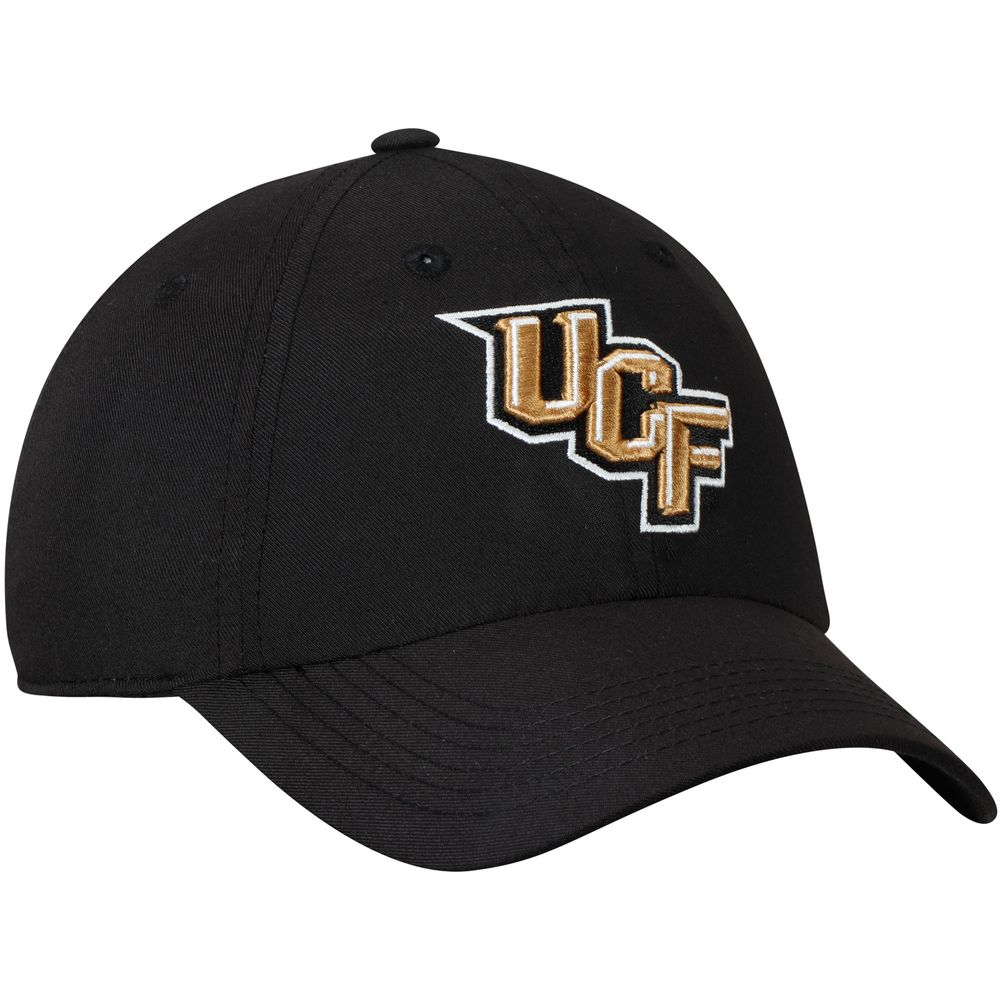 Men's Top of the World Black UCF Knights Primary Logo Staple Adjustable Hat