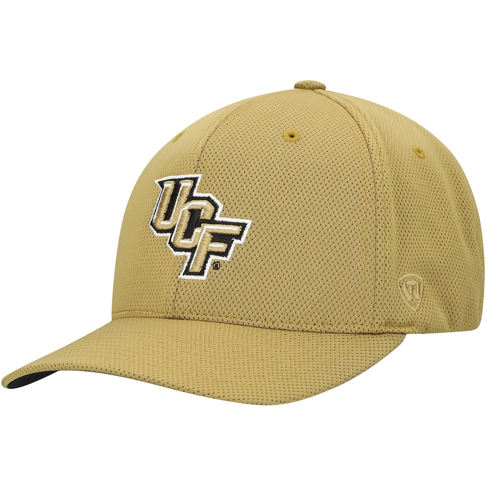 Men's Top of the World Gold UCF Knights Reflex Rebound Stretch Fit Hat