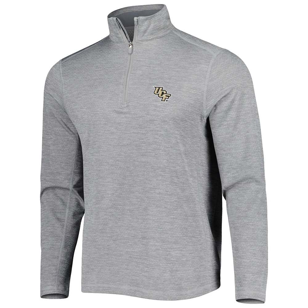 Sweat-shirt Vineyard Vines gris pour homme UCF Knights Sankaty Quarter-Zip