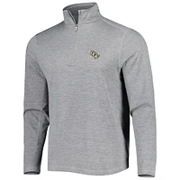 Men's Vineyard Vines Gray UCF Knights Sankaty Quarter-Zip Sweatshirt