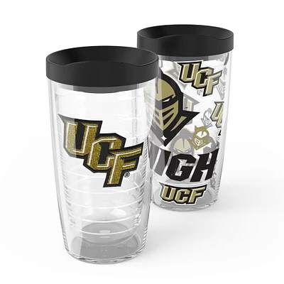 Tervis UCF Chevaliers 2-Pack 16oz. Ensemble de gobelets concurrents et emblèmes