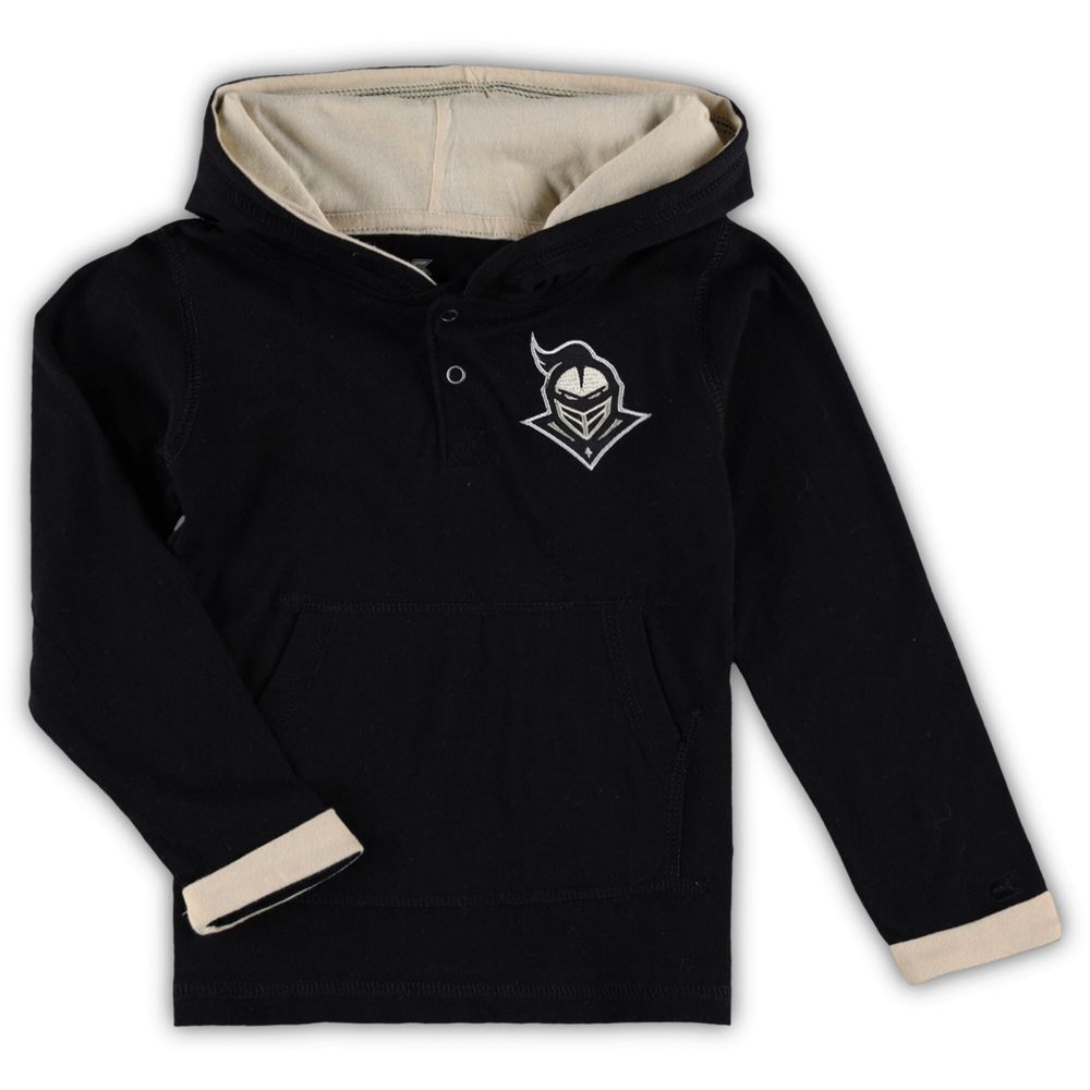 Toddler Colosseum Black/Heathered Gray UCF Knights Poppies Pullover Hoodie and Sweatpants Set