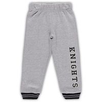 Toddler Colosseum Black/Heathered Gray UCF Knights Poppies Pullover Hoodie and Sweatpants Set