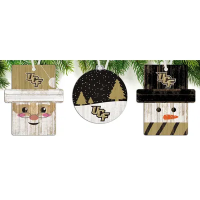 UCF Knights 3-Pack Ornament Set