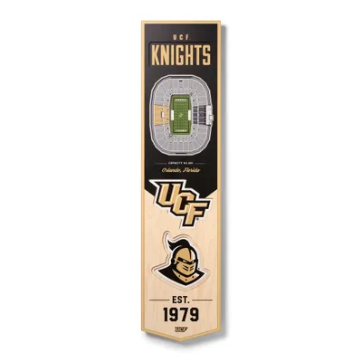UCF Knights 8'' x 32'' 3D StadiumView Banner
