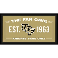 UCF Knights Framed 10" x 20" Fan Cave Collage