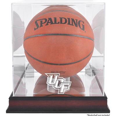 Vitrine de basket-ball en acajou avec finition antique et miroir pour les chevaliers de l'UCF