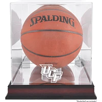 Vitrine de basket-ball en acajou avec finition antique et miroir pour les chevaliers de l'UCF