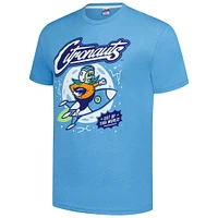 T-shirt unisexe bleu Charlie Hustle UCF Knights Citronauts Tri-Blend