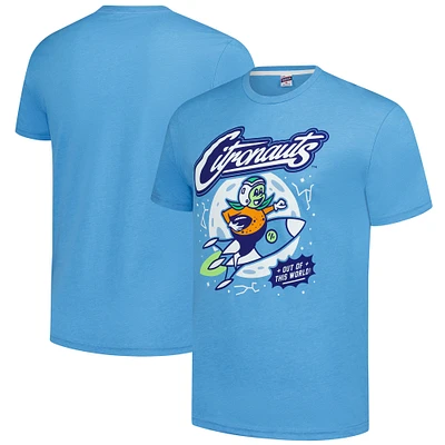 T-shirt unisexe bleu Charlie Hustle UCF Knights Citronauts Tri-Blend