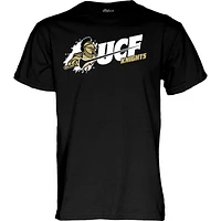 T-shirt unisexe bleu 84 noir UCF Knights Jouting Knight