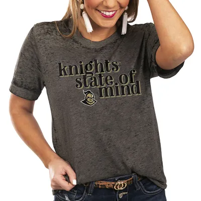 UCF Knights Women's State of Mind Better Than Basic Boyfriend T-Shirt - Charcoal