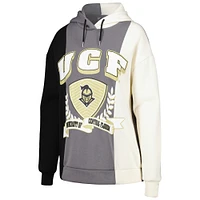 Sweat à capuche color block noir Gameday Couture pour femmes UCF Knights Hall of Fame