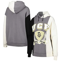 Sweat à capuche color block noir Gameday Couture pour femmes UCF Knights Hall of Fame