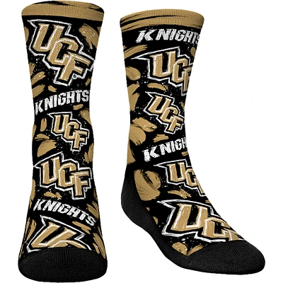 Chaussettes Rock Em pour jeunes UCF Knights Allover Logo & Paint Crew Chaussettes