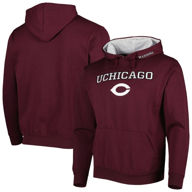 Sweat à capuche Colosseum Maroon UChicago Maroons Isle pour homme