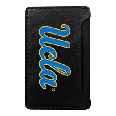 UCLA Bruins Faux Leather Phone Wallet Sleeve - Black