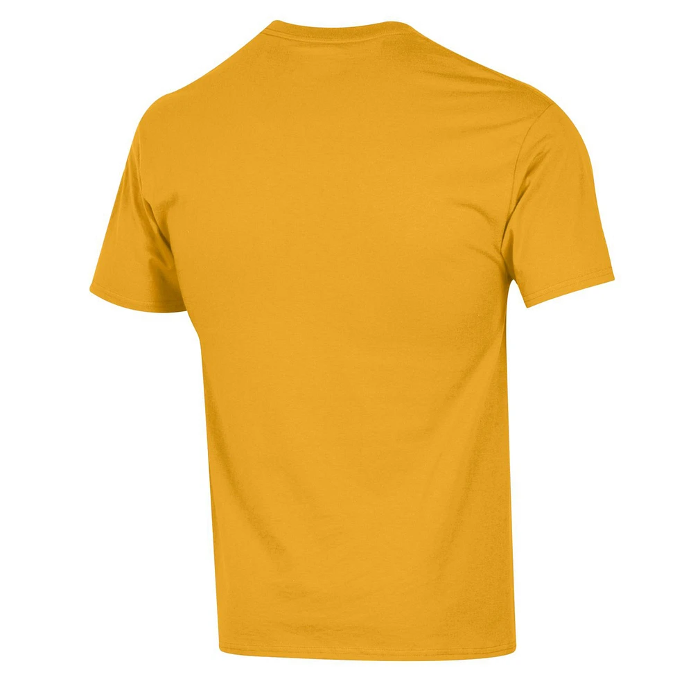Men's Champion  Gold UCLA Bruins Arched Logo T-Shirt
