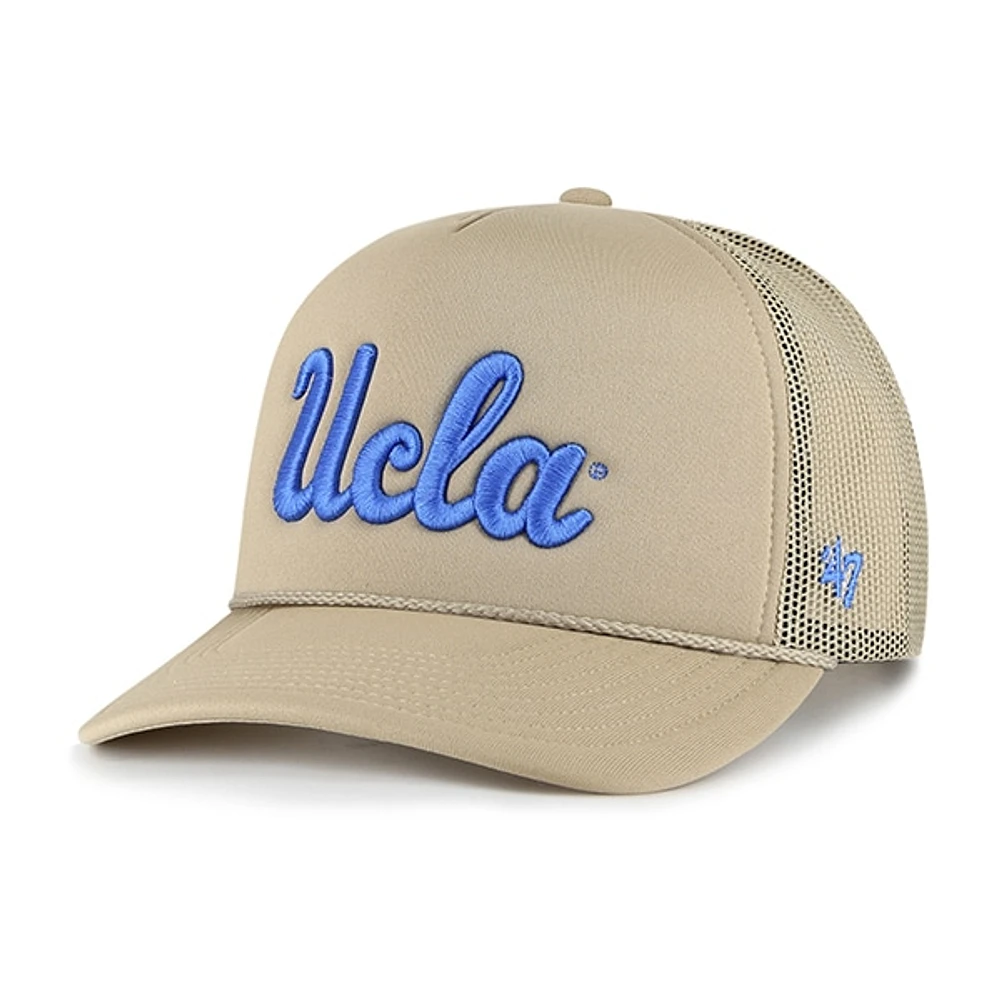 Men's '47 Khaki UCLA Bruins Foam Front Mesh Trucker Snapback Hat