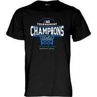 Men's Blue 84  Black UCLA Bruins 2025 Big Ten Women's Basketball Conference Tournament Champions Locker Room T-Shirt