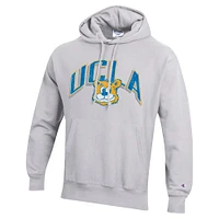 Men's Champion Gray UCLA Bruins Vault Late Night Reverse Weave Pullover Hoodie