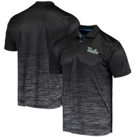 Men's Colosseum Black UCLA Bruins Marshall Polo