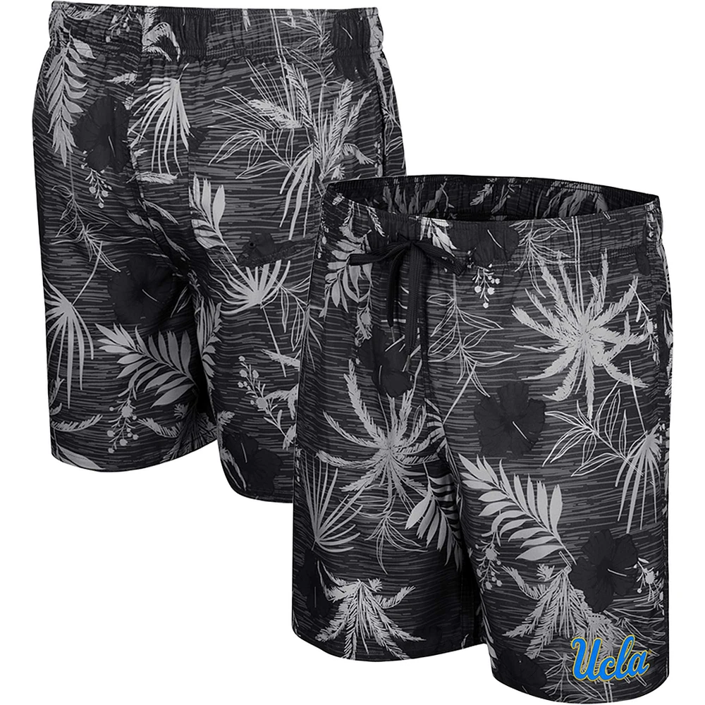 Men's Colosseum Black UCLA Bruins What Else is New Swim Shorts