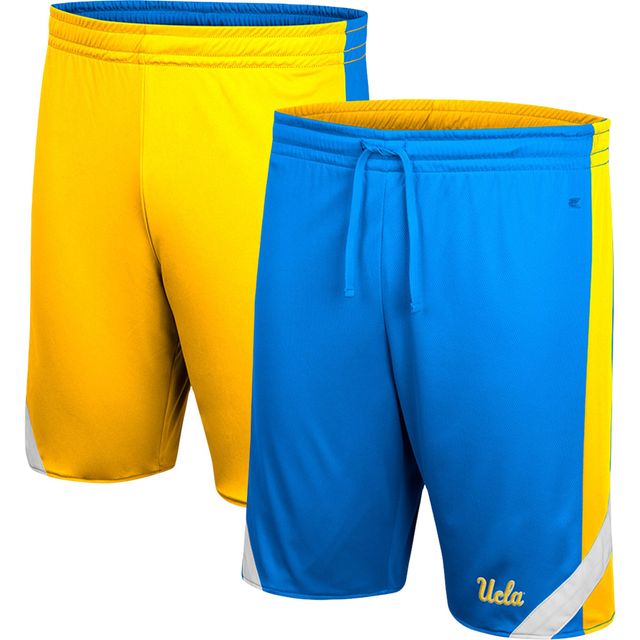 Short réversible UCLA Bruins Am I Wrong bleu/or pour hommes