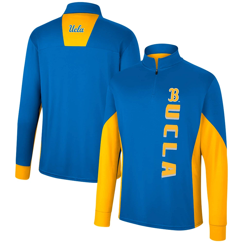 Men's Colosseum Blue UCLA Bruins Bart Quarter-Zip Top