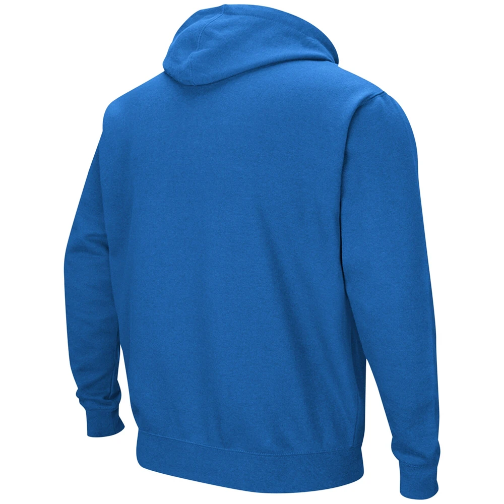 Men's Colosseum Blue UCLA Bruins Double Arch Pullover Hoodie