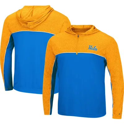 UCLA Bruins Colosseum Flick Quarter-Zip Hoodie Windshirt - Blue