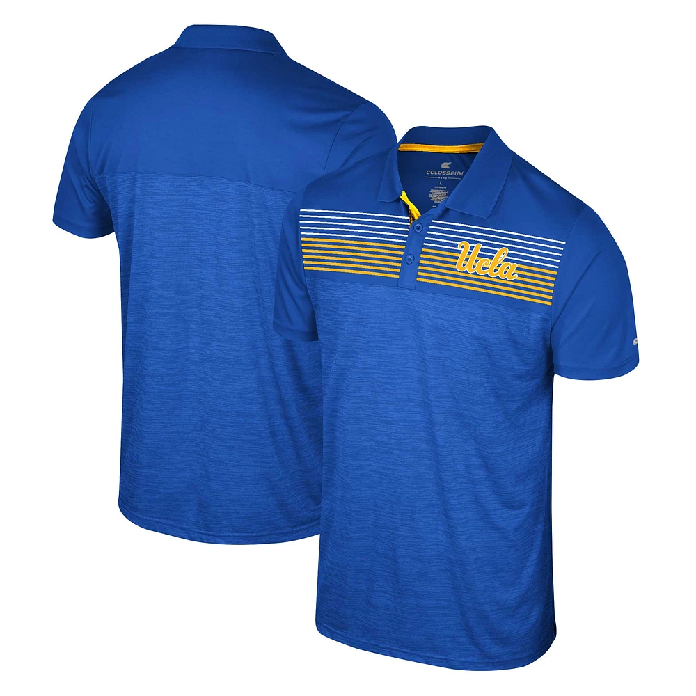 Men's Colosseum Blue UCLA Bruins Langmore Polo